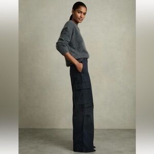 NWT Reiss Ava Wide Leg Combat Trousers - Size 12